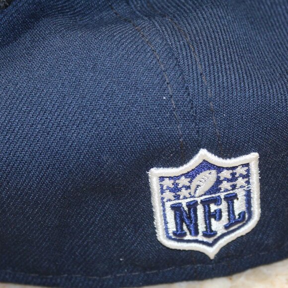 Dallas Cowboys NFL Hat New Era 59FIFTY 7 1/4 Fitted Navy Blue Star - Picture 5 of 9